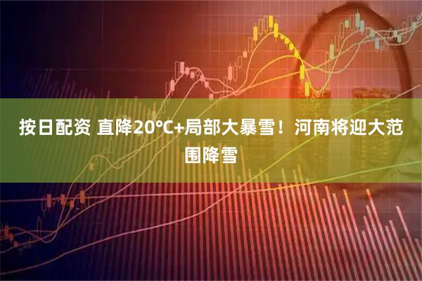 按日配资 直降20℃+局部大暴雪！河南将迎大范围降雪